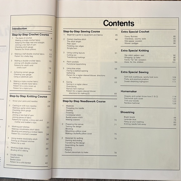 VINTAGE Stitch by Stitch Home Library of sewing, knitting, crochet & needlecraft - Picture 8 of 11